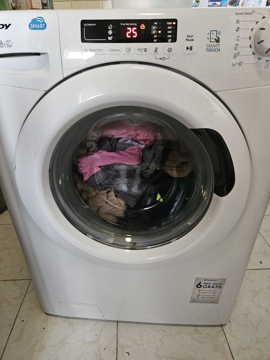 Máquina lavar roupa candy