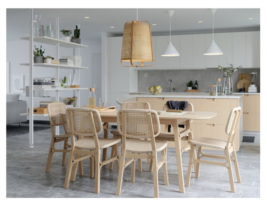 Стіл IKEA VOXLOV 180*90 бамбук (404.343.22)