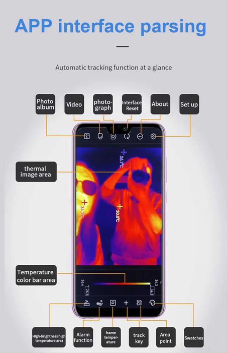 Kamera termowizyjna TOOLTOP T7 USB-C
