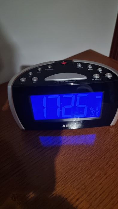 AEG Rádio Despertador MRC 4119 P Black