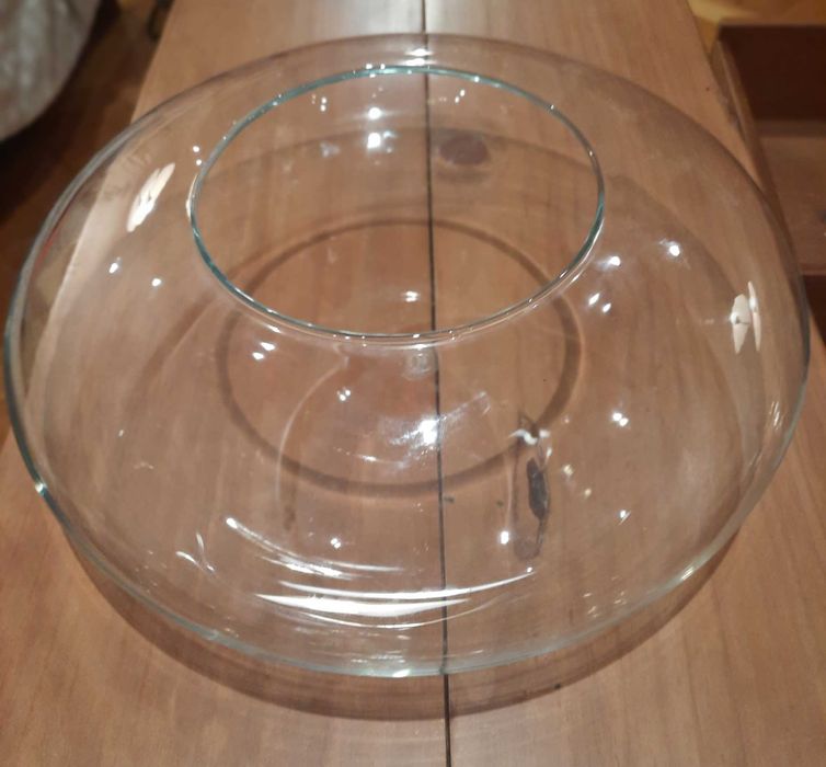 Taça decorativa de vidro marca LEONARDO