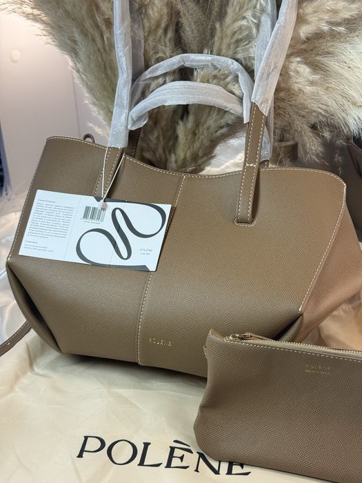 Сумка Polene + косметичка . Шопер полен