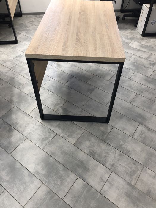 Стіл у стилі Loft, дуб сонома, металевий каркас