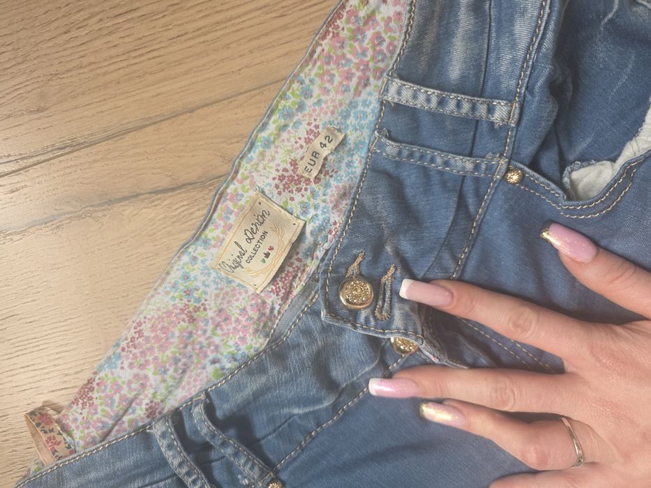 Spodnie jeans denim rozmiar M/l