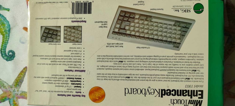 Siig minitouch 109 monterey ANSI - teclado novo / keyboard new in box