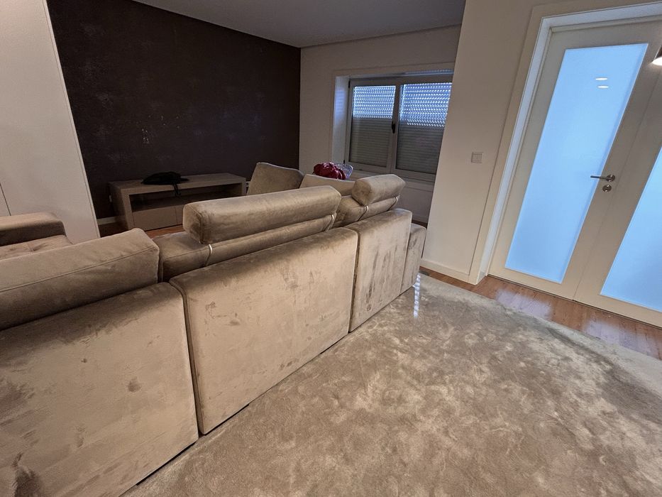 Sofá modular grande em U