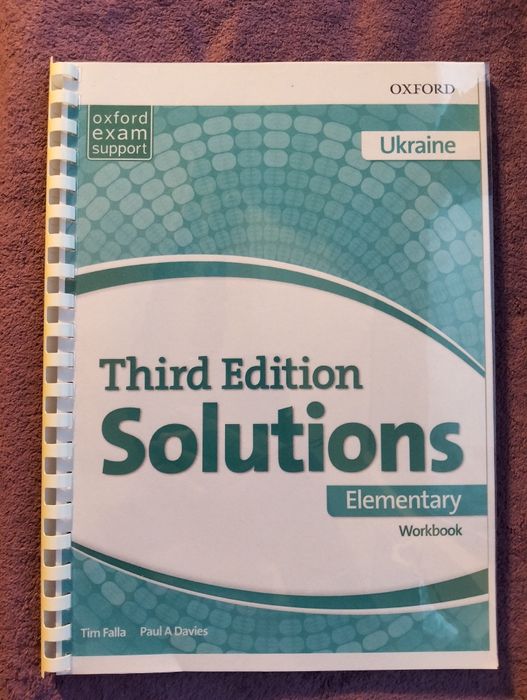 Комплект  Third Edition Solutions Elementary Workbook  Student's Book