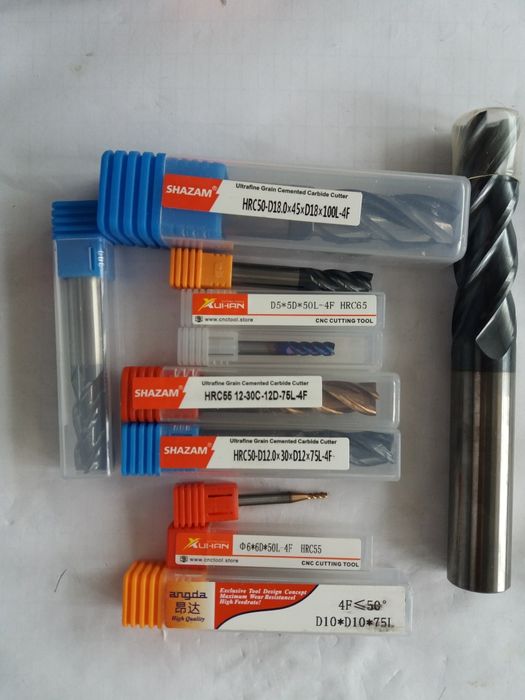 Фреза твердосплавная пальчиковая , концевая 20мм 7мм 12 10мм 8мм 3мм