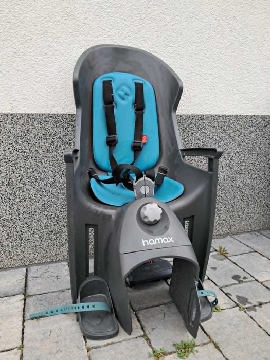 Fotelik rowerowy dziecięcy Hamax Chill na bagażnik- regulowany