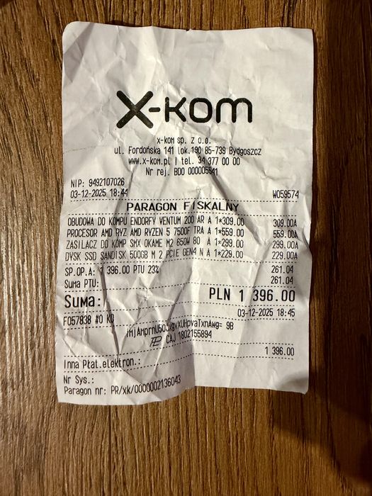 zasilacz SMX Okame 650W 80 Plus Gold