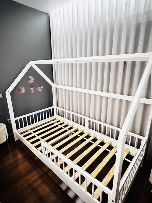 Cama Casinha Montessori 190x90 – COMO NOVA (usada 1 vez!)