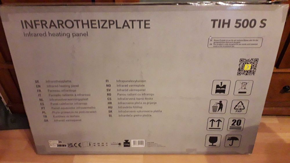 Płyta grzewcza na podczerwień TIH 500 S