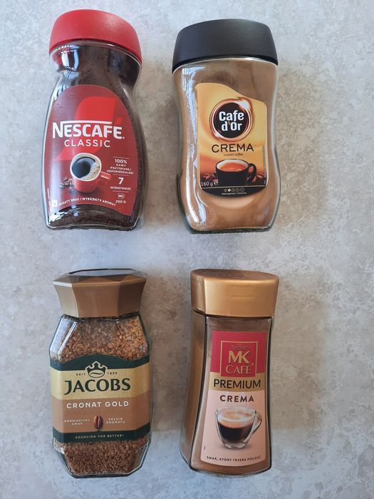 Kawy rozpuszczalne 4 sztuki