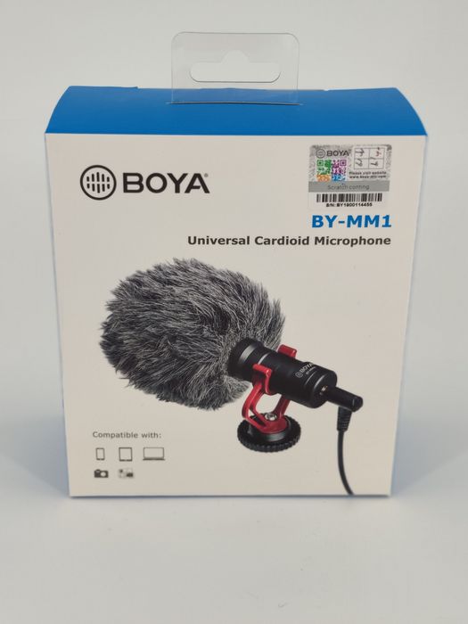 Накамерный микрофон Boya BY-MM1 для беззеркальных компактных камер
