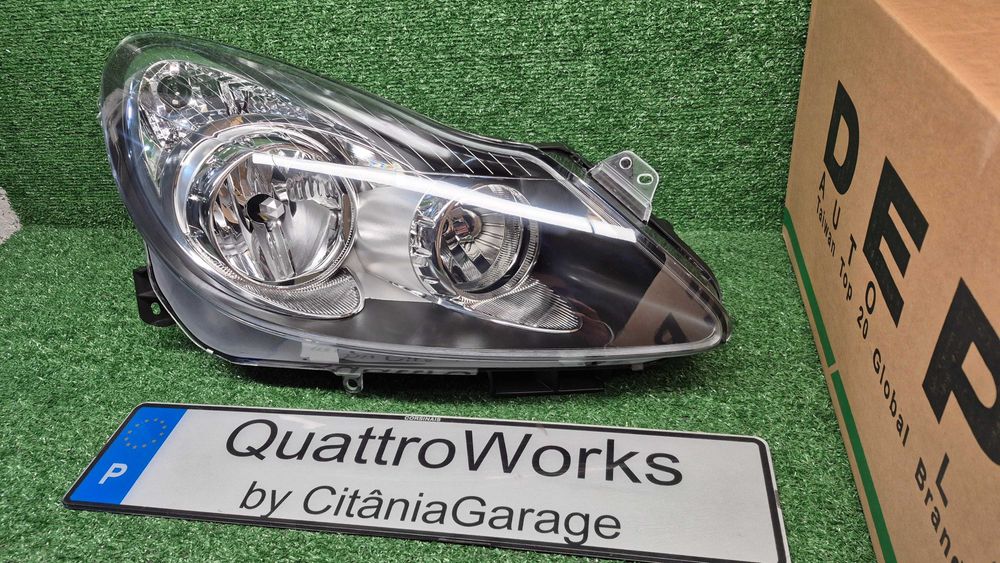 OPEL Corsa D Hatchback S07-07.06-08.14-ÓTICA/FAROL FRENTE DIREITA NOVA