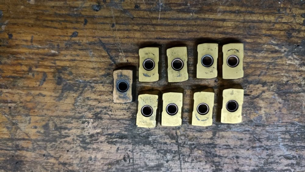 Твердосплавные фрезерные пластины.