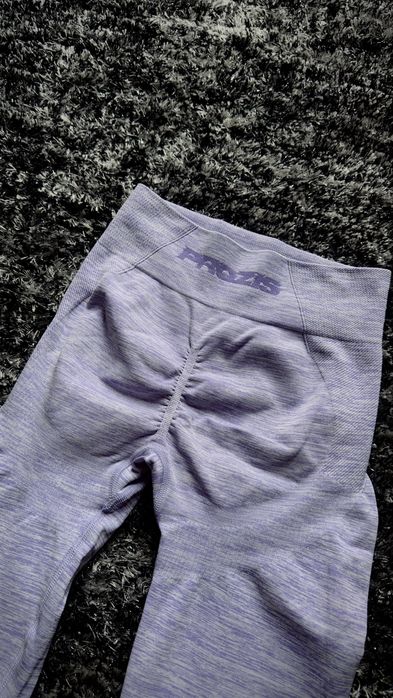 Prozis Leggings Lilás Scrunch Cintura Alta S | Fitness/Ginásio