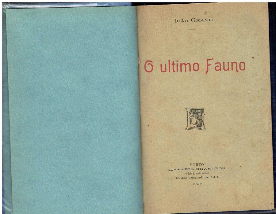 7351

O último Fauno 
de João Grave.