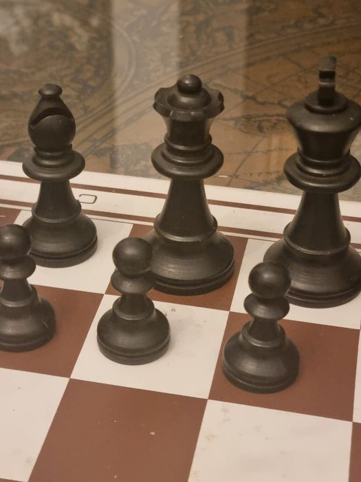 Szachy drewniane/Norwegia lata 60-te