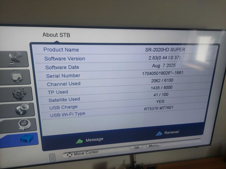STARSAT SR-2020HD SUPER tuner sat