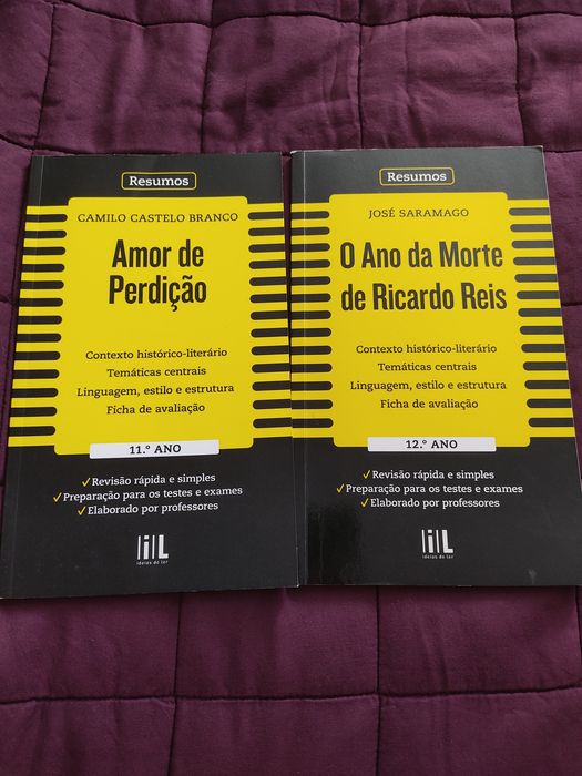 Livros de estudo português 11° e 12° ano