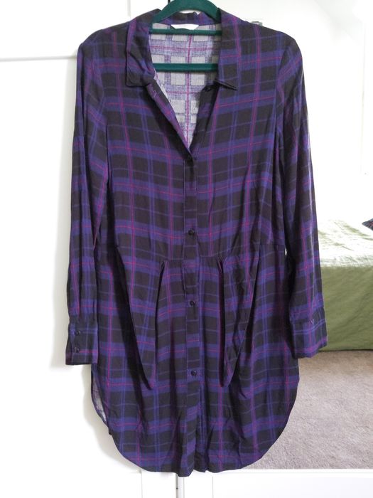 Fioletowa koszula w kratę / Pepco / 36