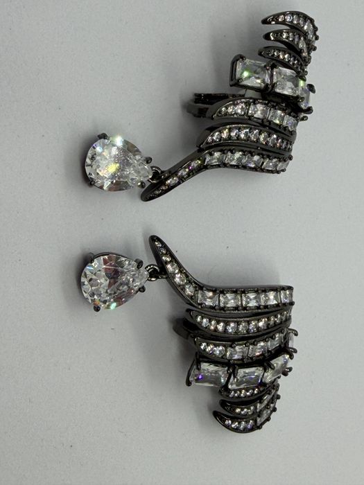 Kolczyki nausznice Vienna sygn Swarovski