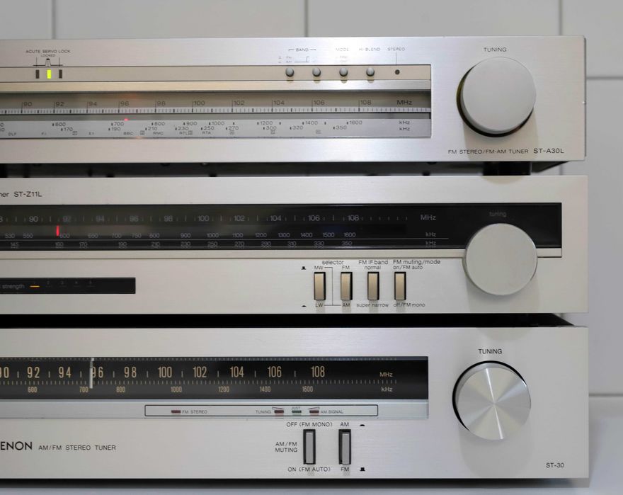 Sony, Technics, Denon Tuner stereo