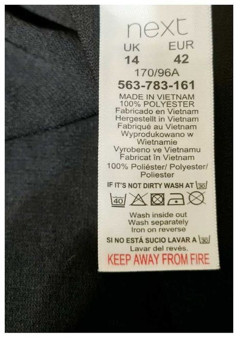 Платье-рубашка Next миди на пуговицах с карманами, р. L/XL