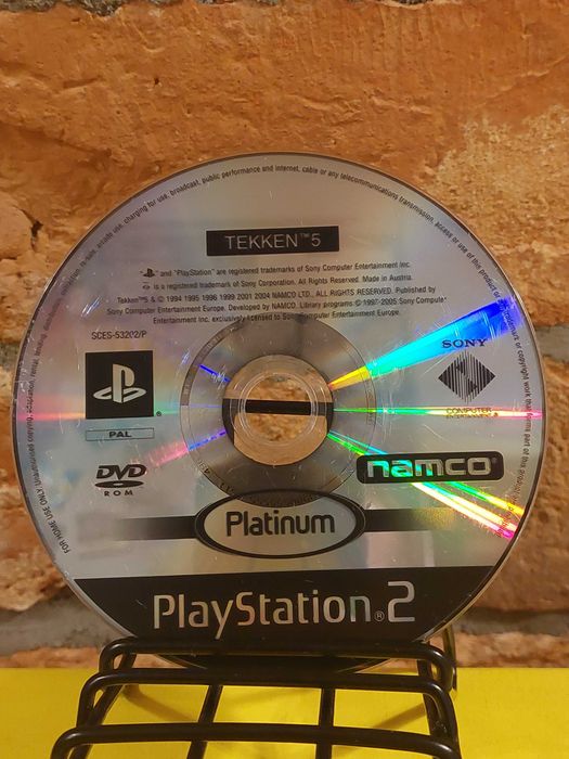 Gra Tekken 5 na konsol Sony Playstation 2 PS2 orygin od namco Platinum