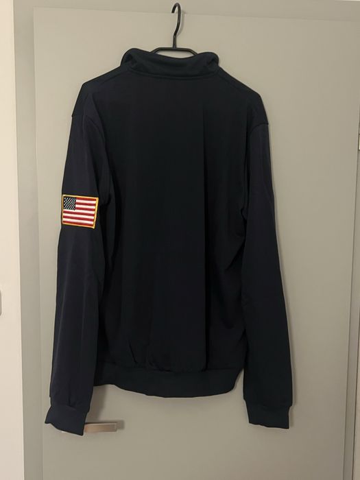 Quarter zip(hoodie) JEE  , USA flag , M