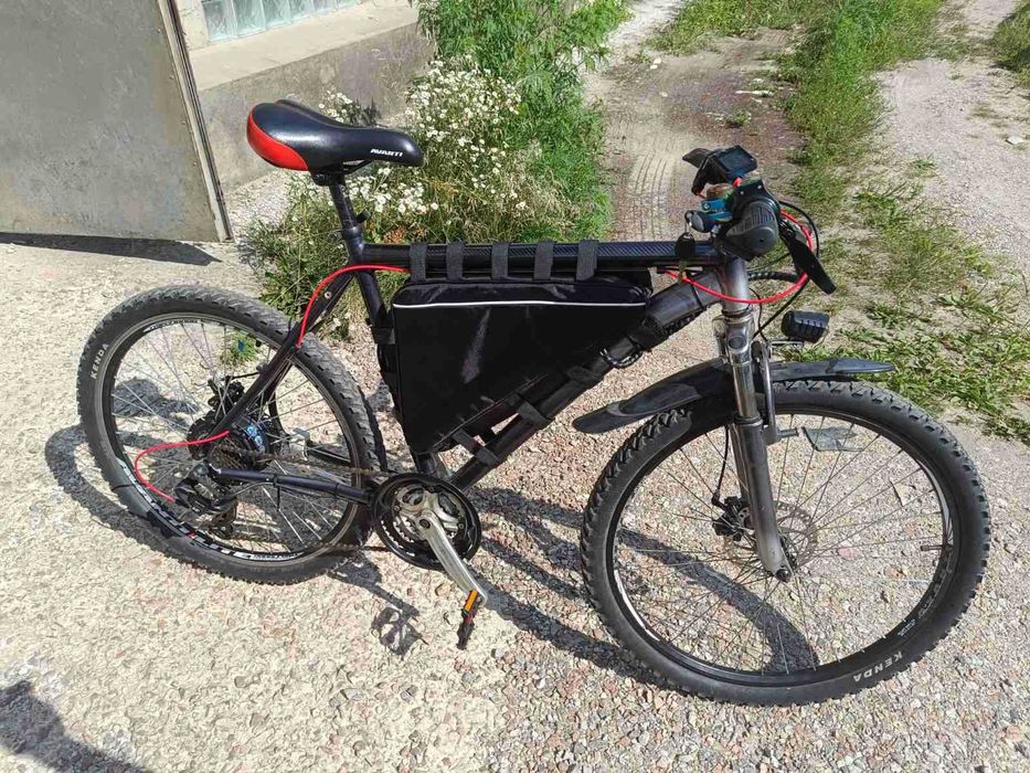 Электровелосипед легкое бу 12 аh 500w 48v колеса 26"