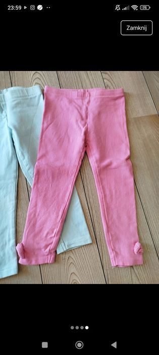 3 pack legginsów grubsze