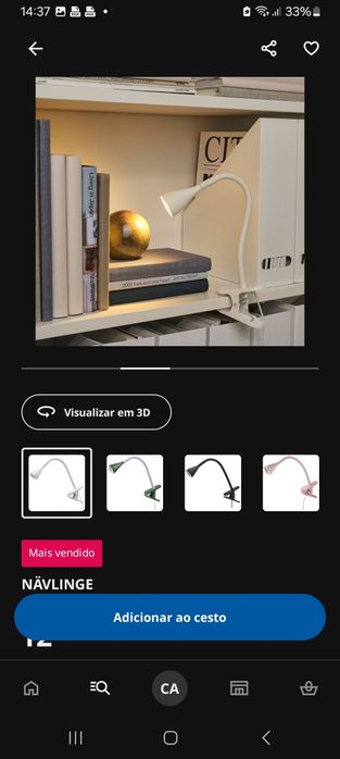 Vendo candeeiro led branco426580340859228163