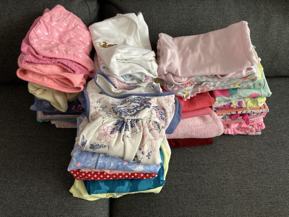 Paczka ubran dla dziewczynki r. 74