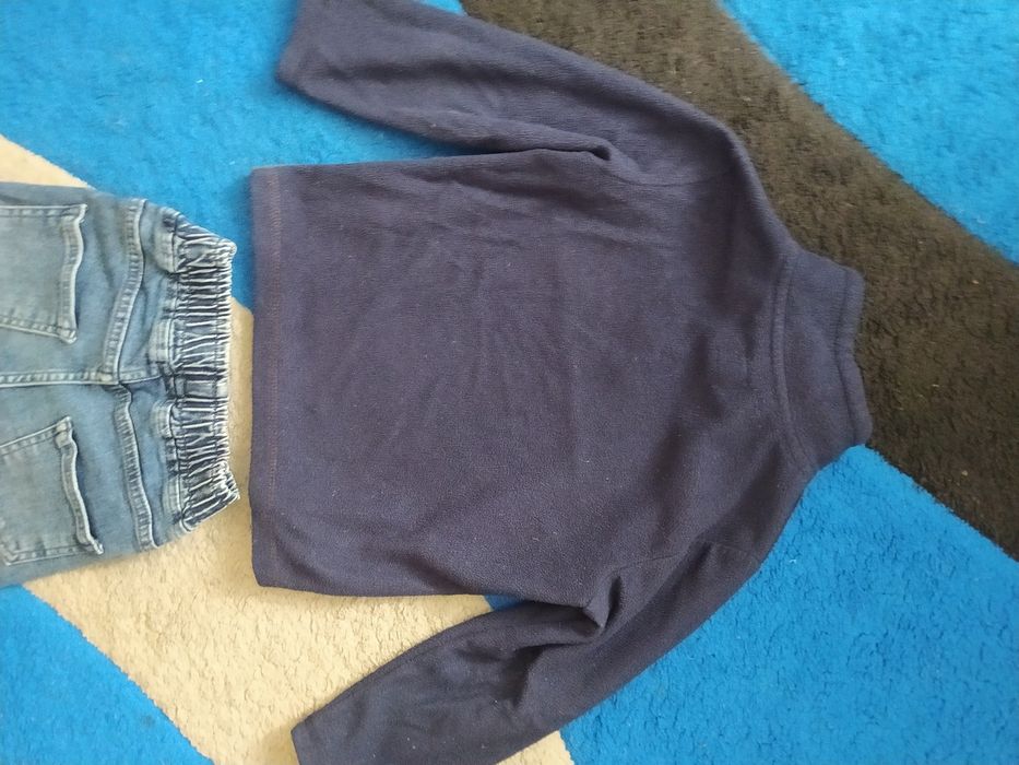 Джинси джогери демі на хлопчика і флісова кофта