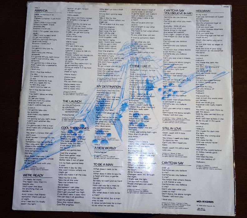 LP vinil Boston Third stage 1986 raro