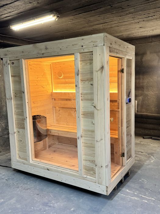 Sauna ogrodowa mini sauna elektryczna 230V/400vsauna wifi ocieplona