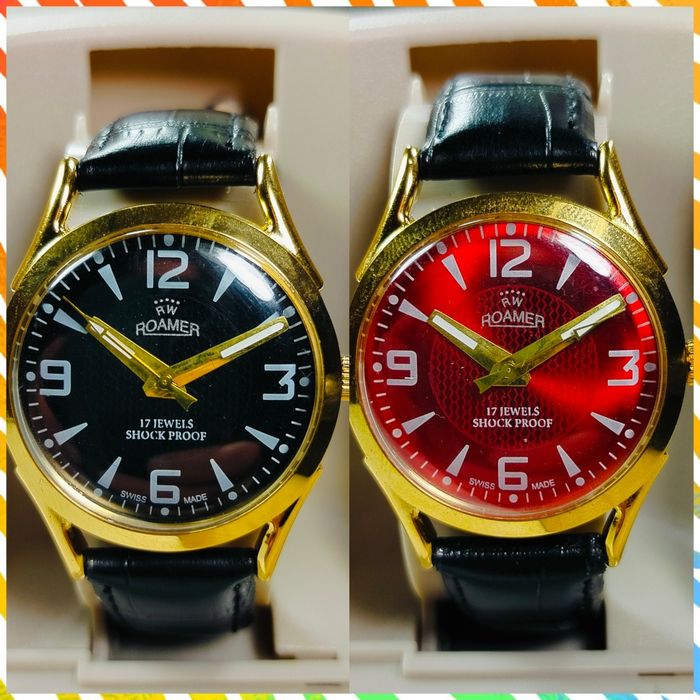 Sprzedam 2 x zegarek Roamer vintage mechaniczny nakręcany