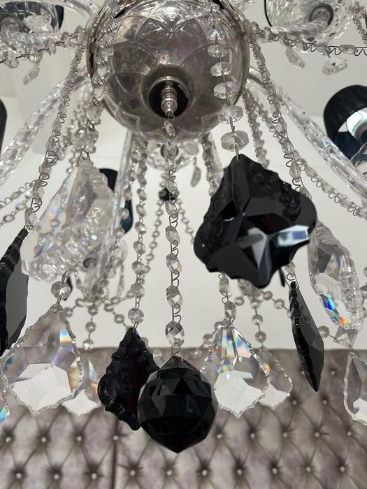 Candeeiro de cristal 12 baços