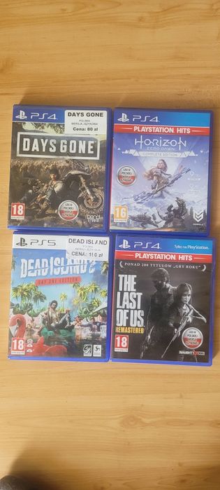 Sprzedam gry na konsole ps5