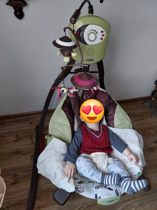 Bujaczek i huśtawka dla dziecka Fisher Price