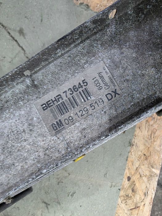 chłodnica powietrza intercooler Opel Astra G II 2 1.7 dti