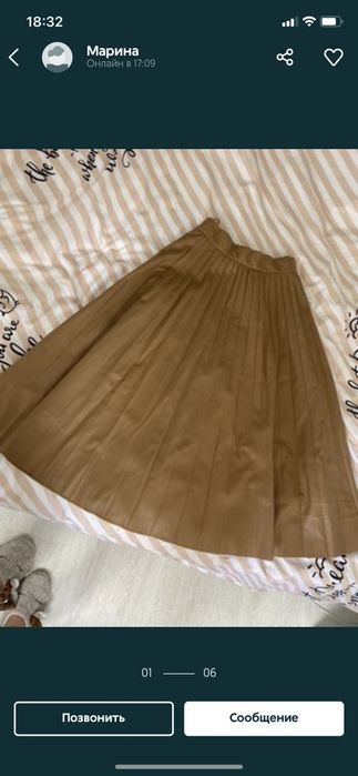 Юбка, кожаная юбка, юбка миди