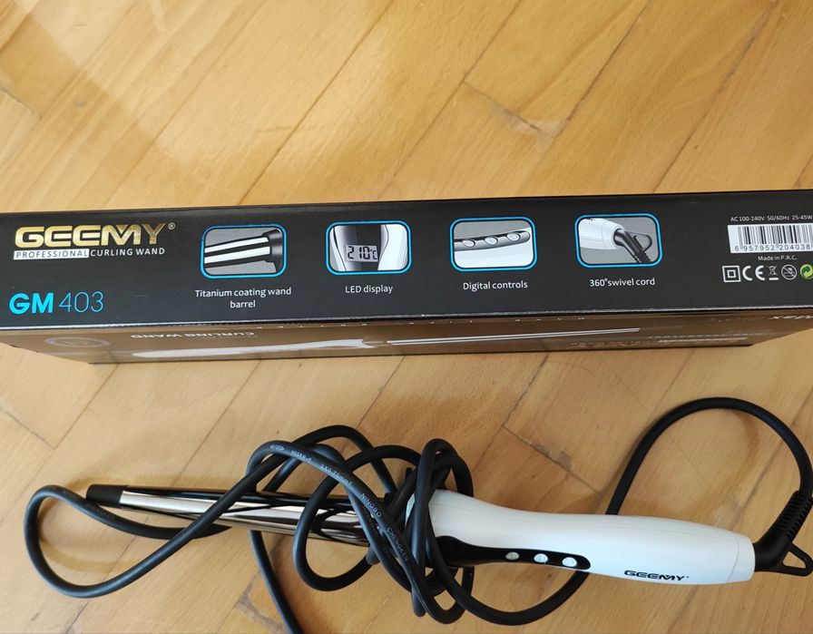 Конусна плойка для волосся Geemy Gm-403. Нова.