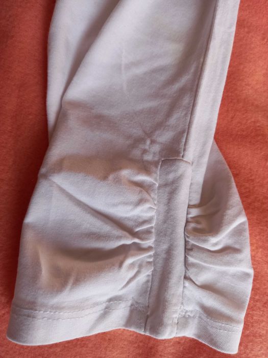 Corsários brancos malha fina - M - Bershka