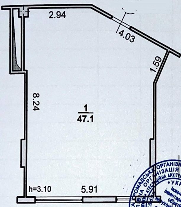 Приміщення під косметологію, офіс, медицину, 2 кімнати. 2 поверх
