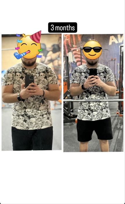 Онлайн трнер схуднення, набір маси, ЛФК тренування