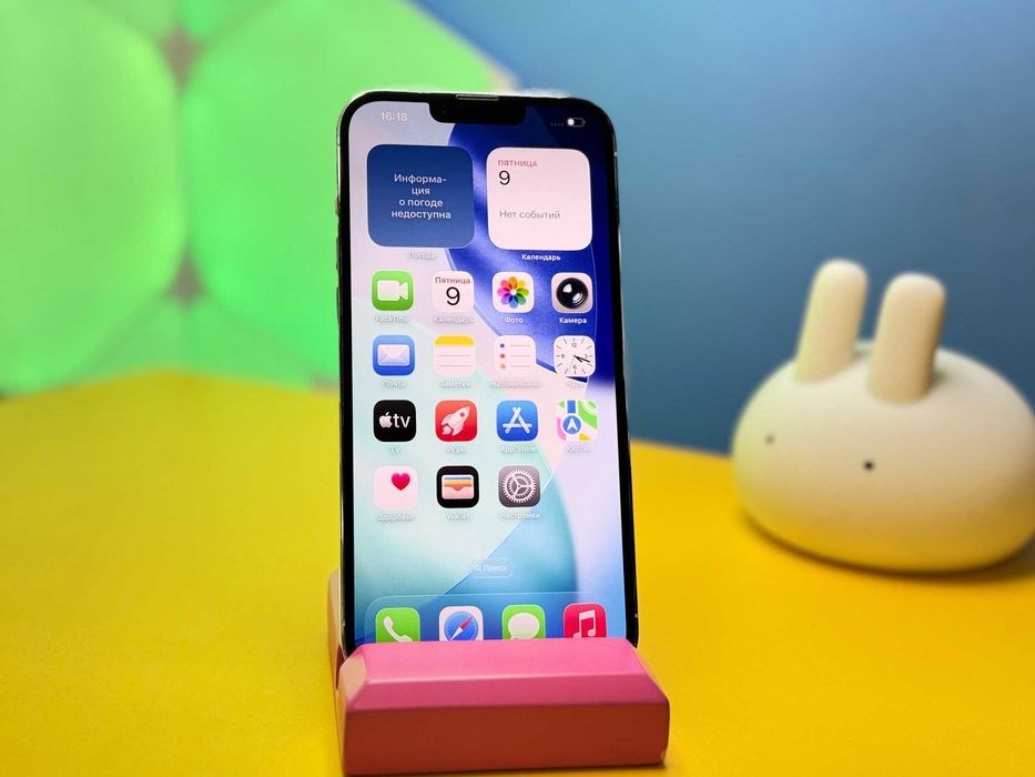 Смартфон Apple iPhone 13 Pro Max 128GB Silver (125361) Б/У З ГАРАНТІЄЮ