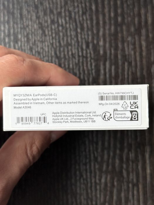 Słuchawki Apple EarPods USB-C connector